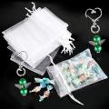 20pcs Guardian Angel Keychain Baby Baptism Shower Wedding Guest Gift