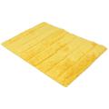 Absorbent Non-slip Rug European T-strip Bathroom Mat 45 X 65cm Yellow