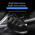 For Toyota Mirror Cover Cap Trim Decor Sticker Accessories, Black