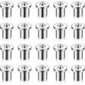 Dowel and Tenon Center Transfer Plugs Drill Hole (20 Pieces,1/4 Inch)