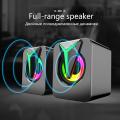 Wired Speakers, Laptop Speakers, Colorful Lighting Speakers
