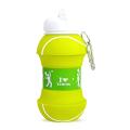 550ml Sports Silicone Water Bottle for Adult Children(tennis)