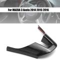 Carbon Fiber Steering Wheel Frame Panel Cover Trim for Mazda 3 Axela