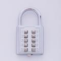 Anti-theft Button Combination Padlock Digit Password Lock Zinc Alloy