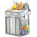 Hanging Diaper Caddy Organizer- Diaper Stacker for Changing Table