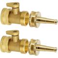 Jet Nozzle with Hose Shutoff Valve 3/4inch Ght Connector 4 Pack