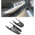 For Nissan Navara Np300 Carbon Fibre Window Glass Lift Switch Cover