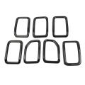 Car Front Grill Mesh Inserts Rings Covers Trim Inserts Kit