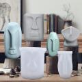 Candle Mold, Abstract Style Face Mold for Making Candles, Soap(no. 3)