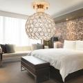 Led Ceiling Light Nordic Ceiling Lights Crystal Lampshade Gold Lamp