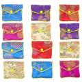 12-piece Jewelry Silk Purse Bag Brocade Embroidery Bag Gift Bag