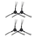 8pc for Xiaomi Mi Roborock 1c Side Brush Spare Parts Black Side Brush