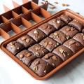 Brownie Bakeware Non-stick Carbon Steel Bakeware Grill with Divider