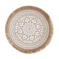 4pcs Woven Placemats Portable Tassel Placemats(d)