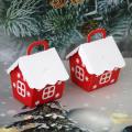 Christmas House-shaped Gift Box Packaging Bag for Party Decoration