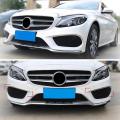 Front Bumper Fog Lamp Plate Cover for Mercedes-benz W205 C180