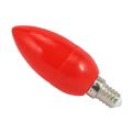 5x Led Candle Light Candle Light Bulbs Red Fortune Lamp Lights,e14