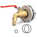 Ibc Ton Barrel Valve 2 Inch to 6 Tap 3/4 Brass Water Connectors, A