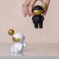 Resin Astronaut Small Ornaments Cartoon Character Shape for Home-c