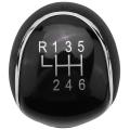 6 Speed Car Pu Leather Gear Shift Knob Shift Lever for Ford Mondeo