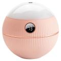 550ml Usb Air Humidifier with Projection Lamp Rechargeable Pink