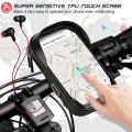 Bicycle Mobile Phone Holder Bag Rotatable for 5.5 - 7inch Smartphone