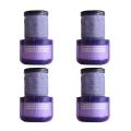 4 Pack Replacement Reusable Washable Filter for Dyson V12 Detect