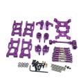 Arm Steering Cup Shock Tower for Wltoys 144001 1/14 124019 ,purple