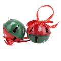 Christmas Decorations for Home Metal Jingle Bell with Ribbon Merry