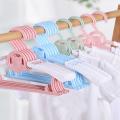 20pcs Baby Clothes Hanger Flexible Racks (nordic Blue)