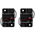 Waterproof Circuit Breaker,with Manual Reset,12v-48v Dc,200a,for Car