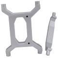 Metal Rear Lower Chassis Brace Frame Support for Axial Scx6,silver