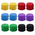 24 Pcs Silicone Rubber Bottle Caps, 6 Colors Reusable Beer Caps