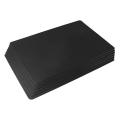Pu Leather Christmas Placemats Black Sets Of 6 Table Mats 45x30cm