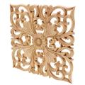 Wooden Decal European-style Applique Real Wood Carving