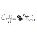 Removable Wall Pvc Sticker Decals Decor Art Black - Coffee Time