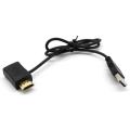 Hdmi Male to Female Connector + Usb 2.0 Charger Cable Extender