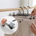 Skirt Hangers with Clips 10 Pack Clip for Trousers Pants Clothes-b