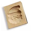 Wooden Cookie Mold Shortbread Mold Diy Cookie Mold 3d(santa Claus)