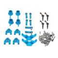K989 Metal Full Set Accessories Kit for Wltoys K969 K979 1/28 Rc,blue