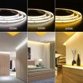 384 Led 12v Cob Led Strip Light 4000k Nature White for Bedroom Home