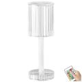 16 Colors 3d Diamond Acrylic Small Table Lamp with Remote Control