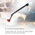 2x 2 In 1 Coffee Machine Brush Nylon Espresso Coffee Grinder Brushes