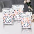 50pcs Self-sealing Zipper Bags Nougat 3 In 1 Cartoon Candy Stand