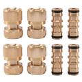 4 Pack Garden Quick Connector Male Extender for Join 1/2 Inch Hose