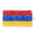 200 Pcs Insulated Straight Wire Butt Splice Terminals Crimp Connector