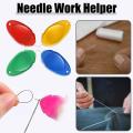 Needle Threader for Hand Sewing, Plastic Wire Hook Simple Threader