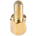 100pcs Brass Hex Standoff Spacer Screw Female to Male 5mm+6mm M3 3mm