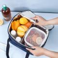 Insulated Lunch Bag for Women Thermal Box with Shoulder Strap D