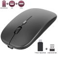 Wireless Mouse with Usb and Type-c Receiver, for Laptop,macbook